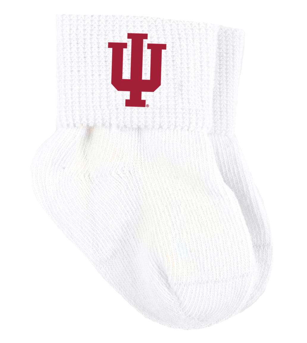 Indiana Hoosiers Baby Socks