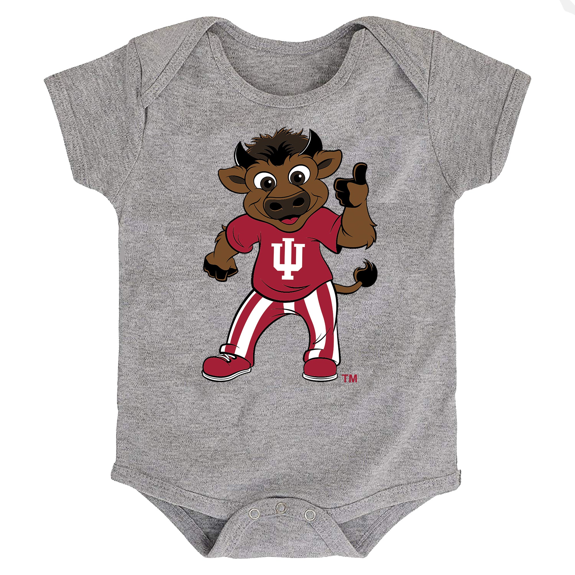 Indiana Hoosiers MASCOT Baby Bodysuit