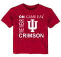 Indiana Hoosiers On Game Day Baby/Toddler/Youth T-Shirt