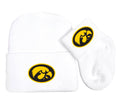 Iowa Hawkeyes Baby Knit Cap and Socks Set
