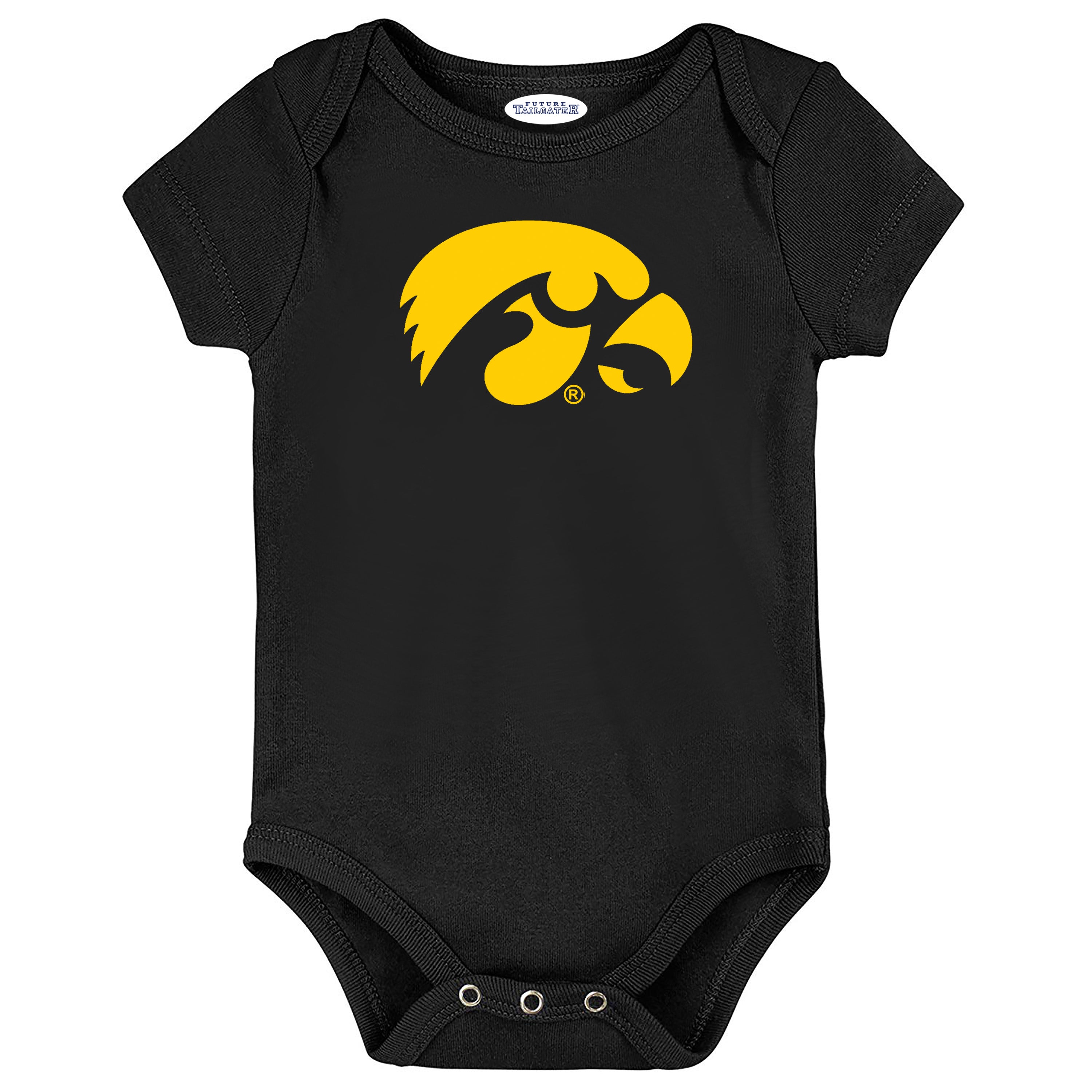 Iowa Hawkeyes LOGO Baby Bodysuit - Gold