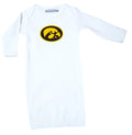 Iowa Hawkeyes LOGO Baby Layette Gown