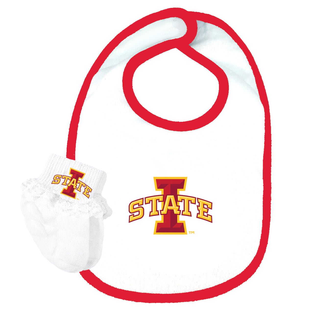 Iowa State Cyclones Baby Bib and Socks Set
