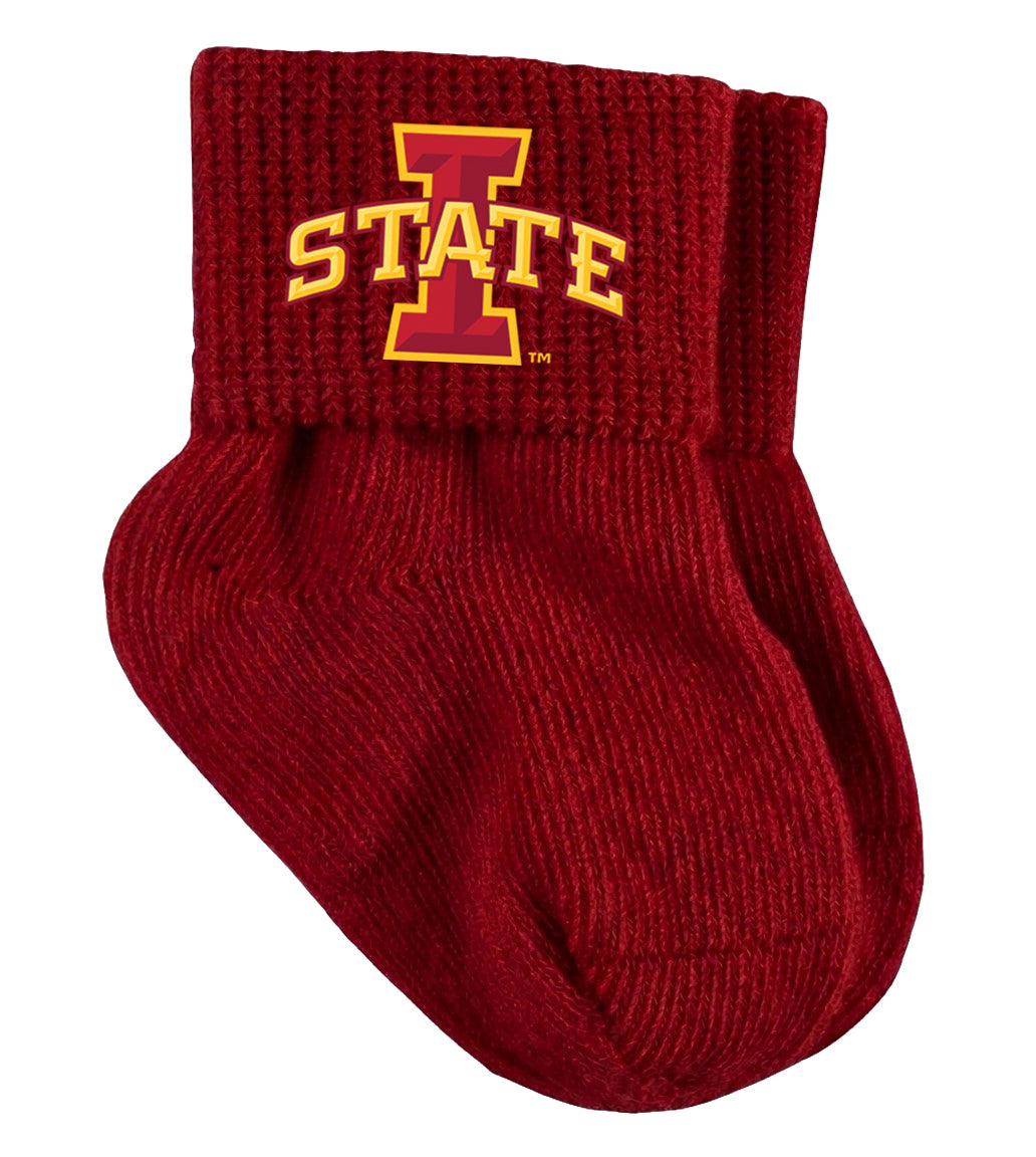 Iowa State Cyclones Baby Socks