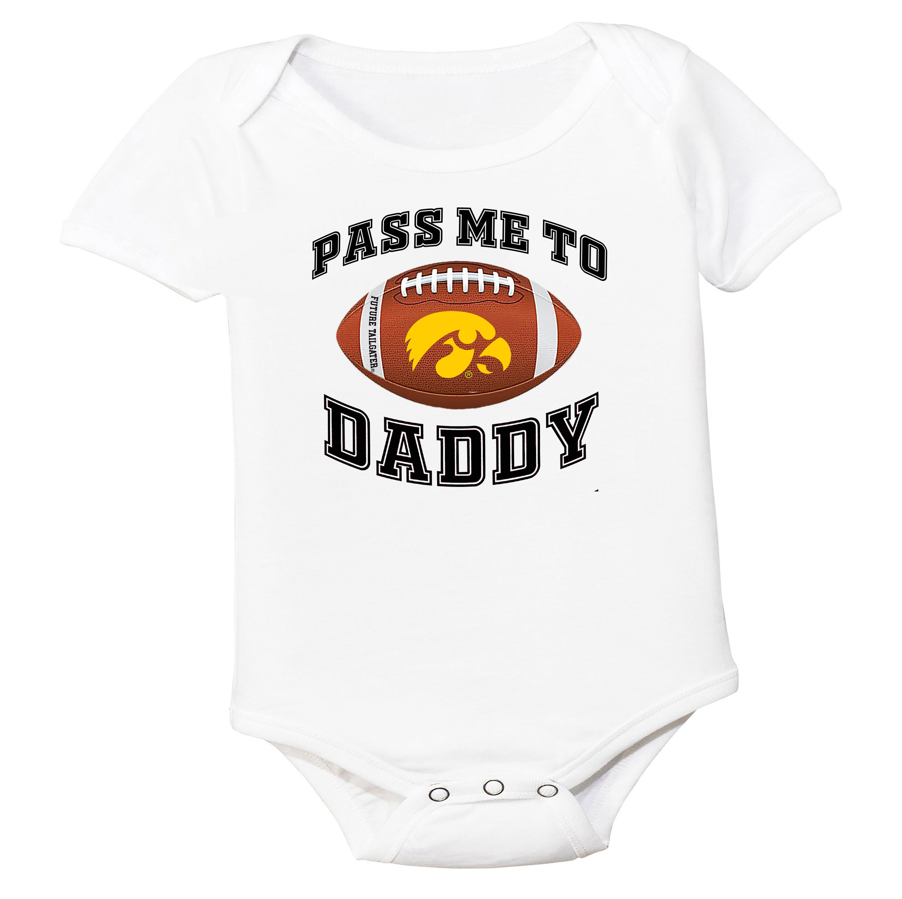 Iowa Hawkeyes Pass Me to GrandPA, & Other Loved Ones Baby Bodysuit