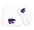 Kansas State Wildcats Baby Knit Cap and Socks Set