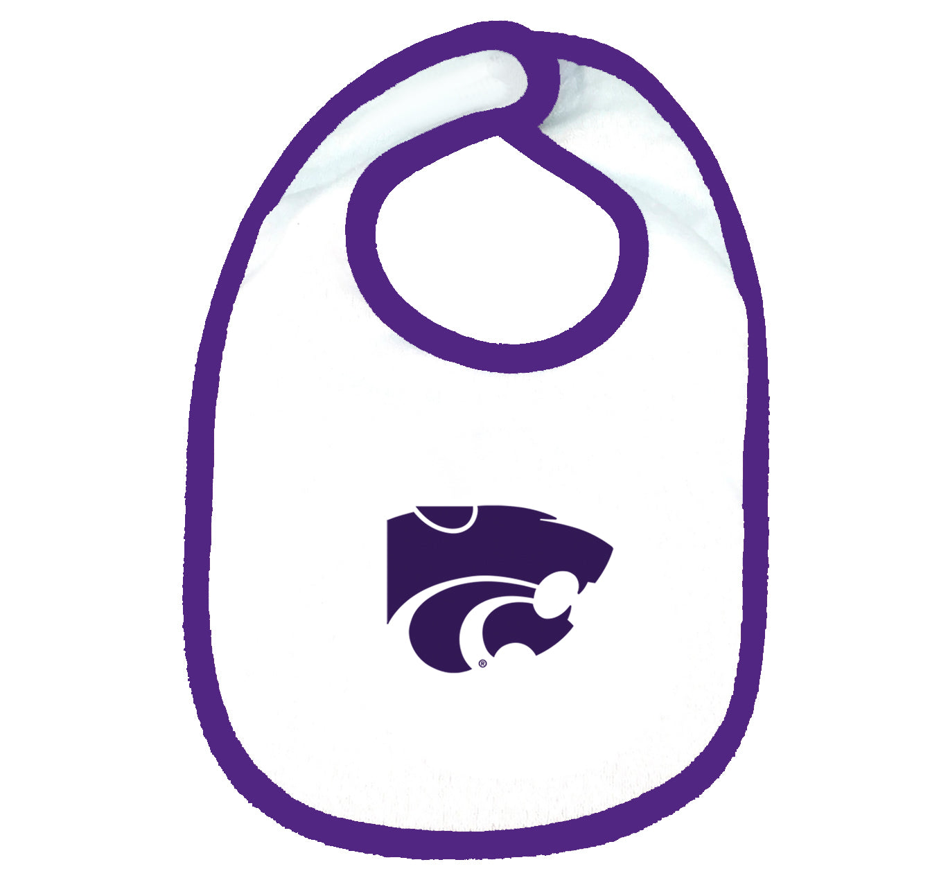Kansas State Wildcats Baby Bib