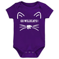 Kansas State Wildcats FANIMAL Baby Bodysuit