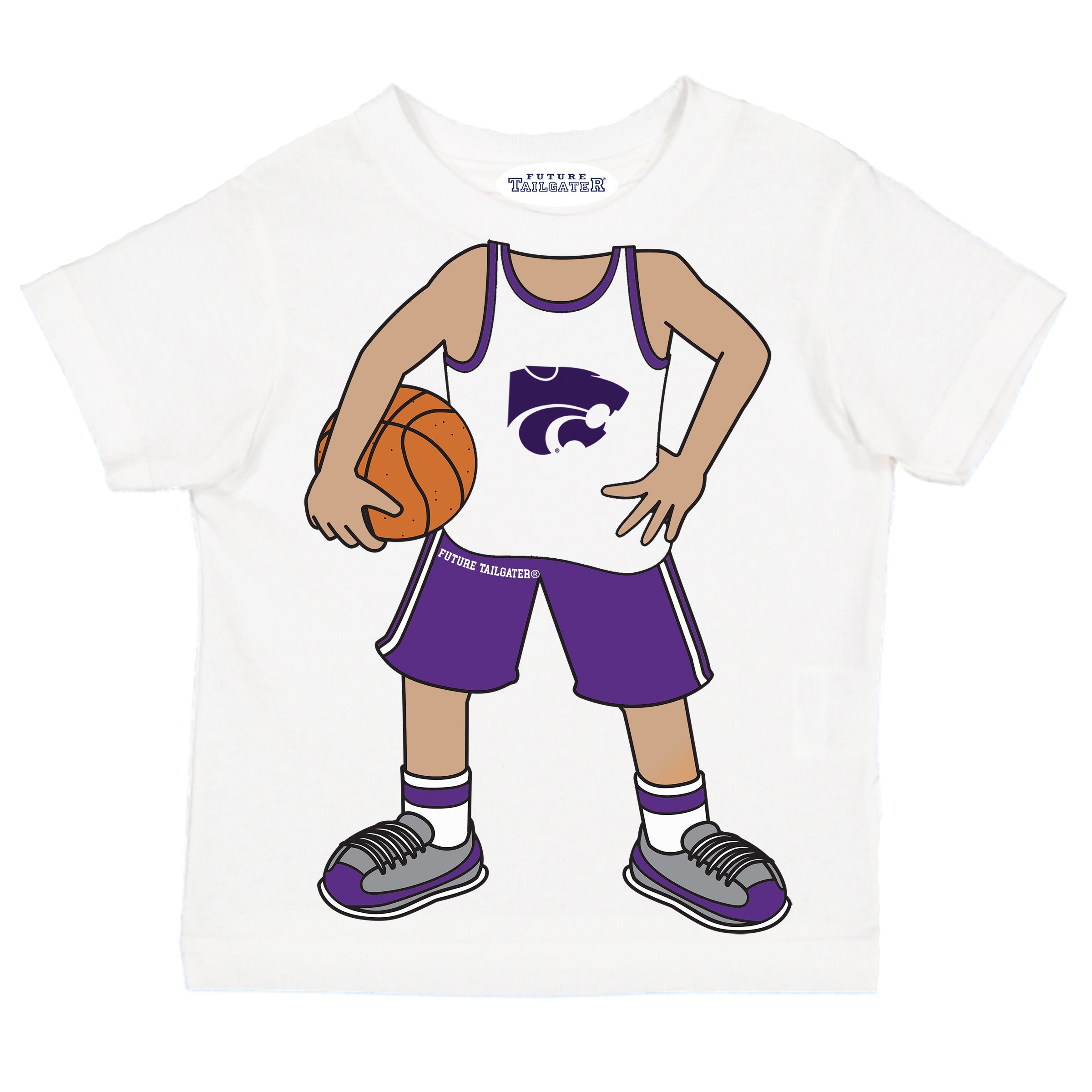 Kansas State Wildcats Heads Up! Basketball Player Baby/Toddler/Youth T-Shirt