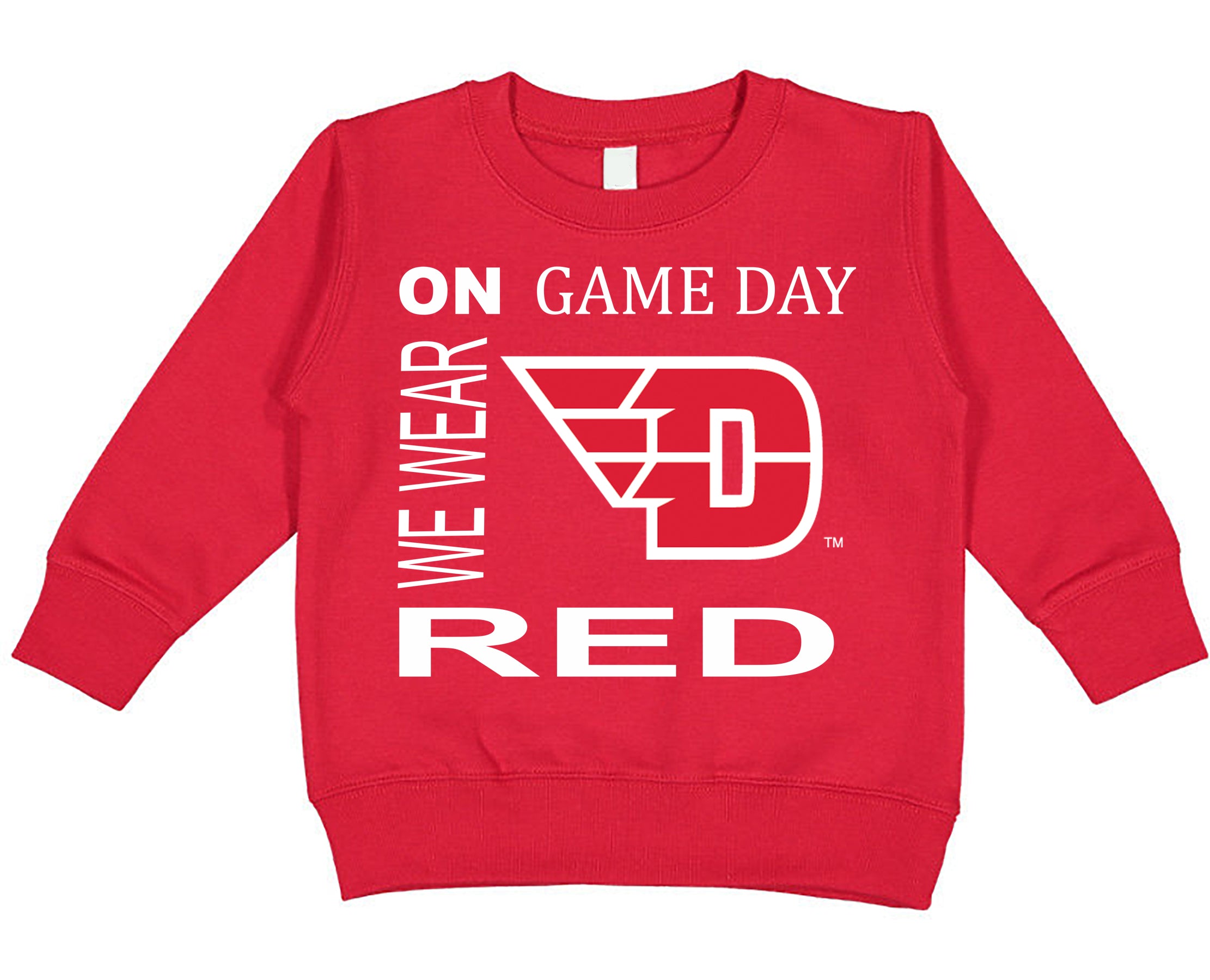 Dayton Flyers On Game Day Baby/Toddler/Youth Sweatshirt