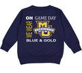 Marquette Golden Eagles On Game Day Baby/Toddler/Youth Sweatshirt