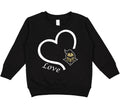 UCF Knights Love Heart Baby/Toddler/Youth Sweatshirt