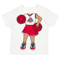 Ohio State Buckeyes Heads Up! Cheerleader Baby/Toddler/Youth T-Shirt
