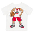 Ohio State Buckeyes Heads Up! Basketball Player Baby/Toddler/Youth T-Shirt