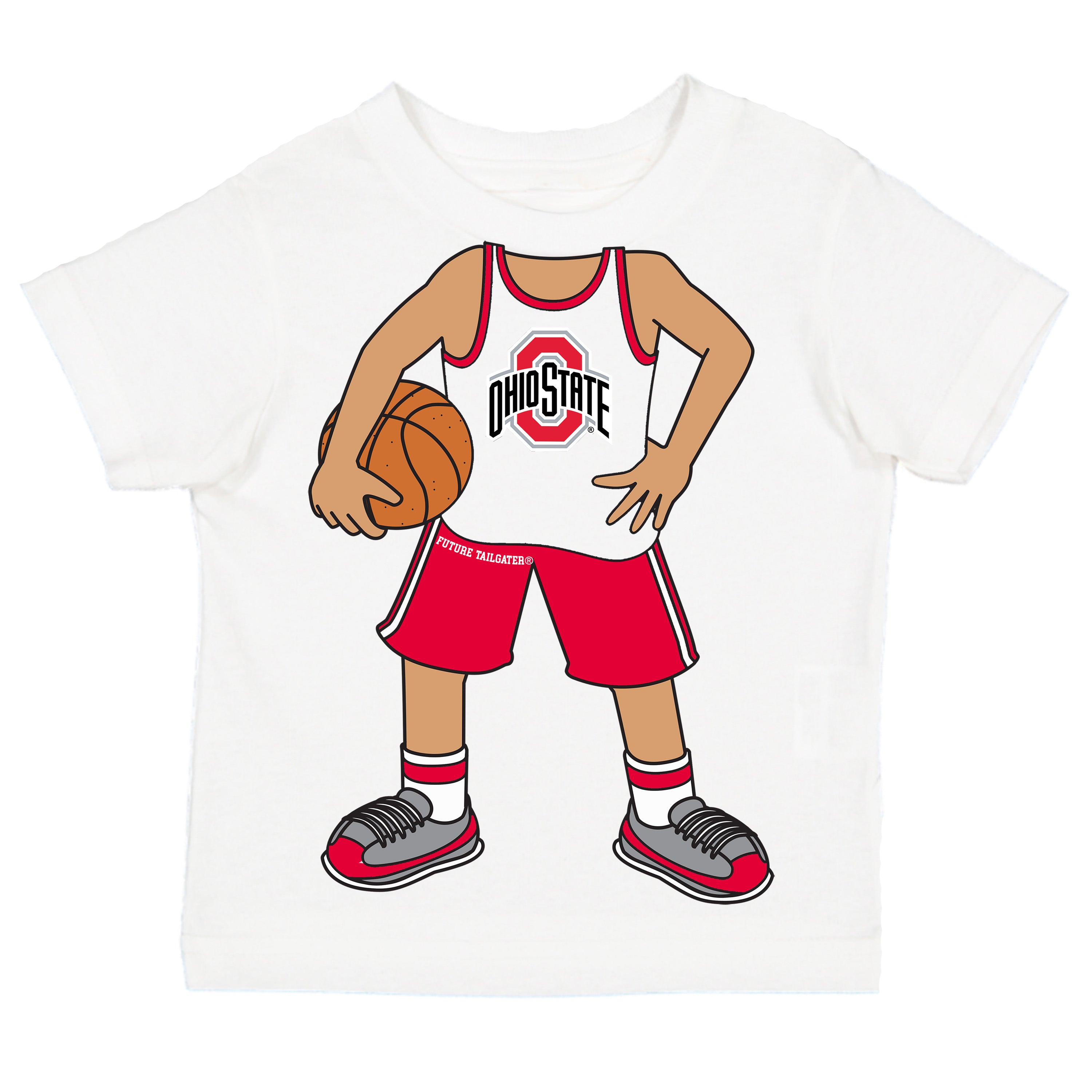 Ohio State Buckeyes Heads Up! Basketball Player Baby/Toddler/Youth T-Shirt