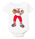 Louisiana Ragin' Cajuns Heads Up! Football Player Baby Bodysuit