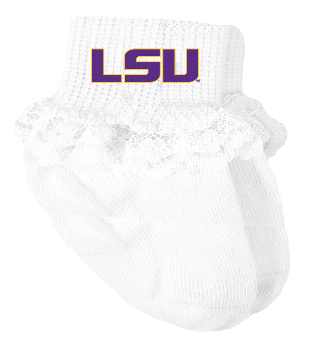 LSU Tigers Baby Socks