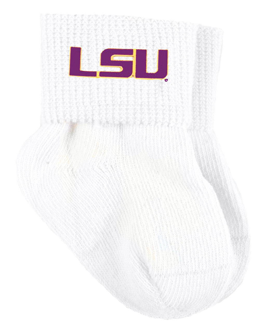 LSU Tigers Baby Socks