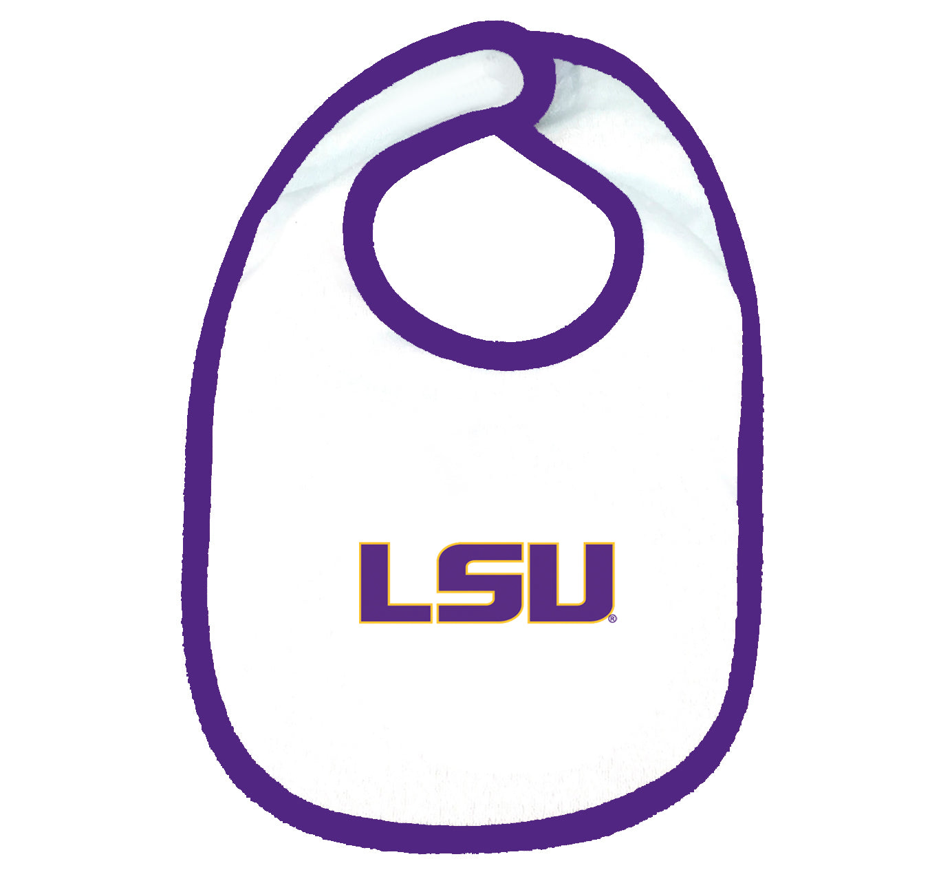 LSU Tigers Baby Bib