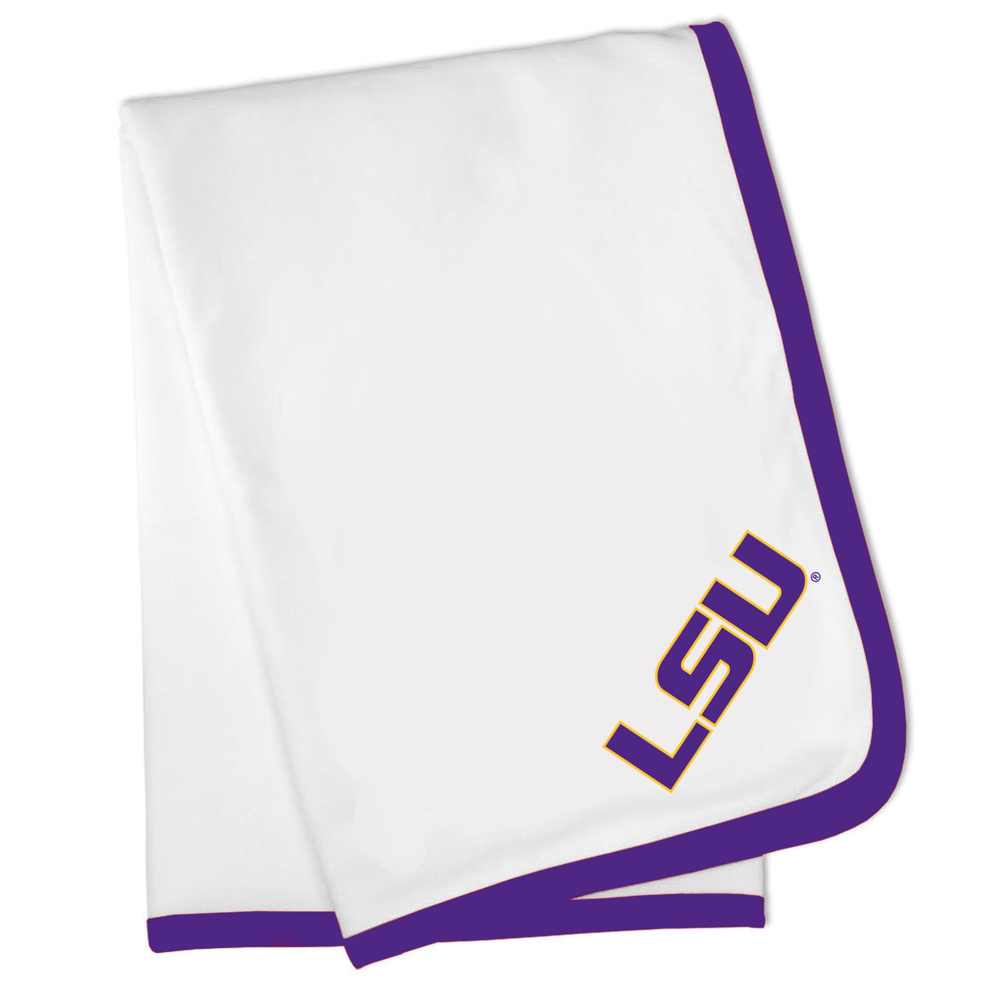 LSU Tigers Baby Receiving Blanket