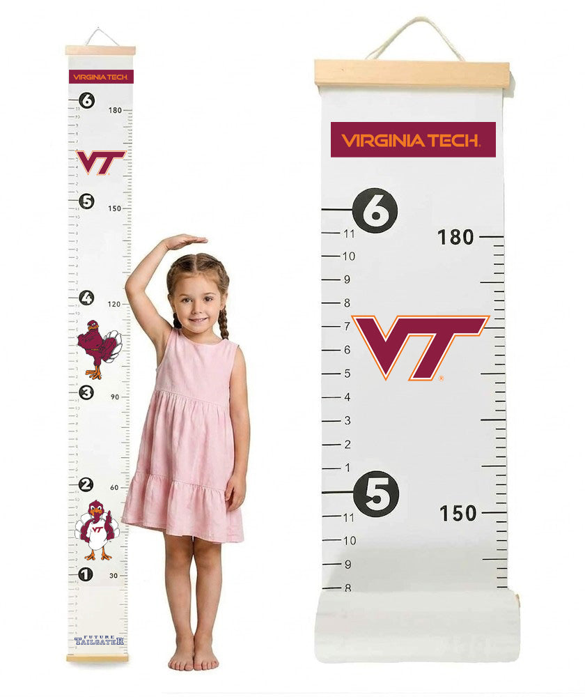 Virginia Tech Hokies Baby Height Growth Chart for Kids