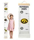 Iowa Hawkeyes Baby Height Growth Chart for Kids - Personalized
