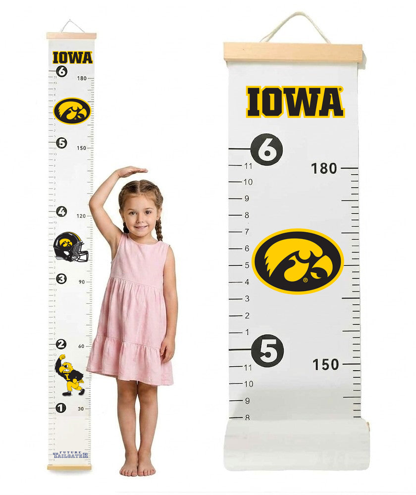 Iowa Hawkeyes Baby Height Growth Chart for Kids