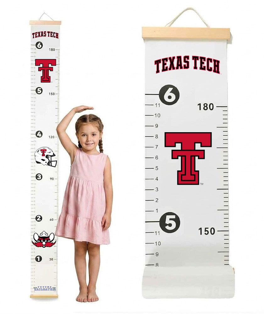 Texas Tech Red Raiders Baby Height Growth Chart for Kids