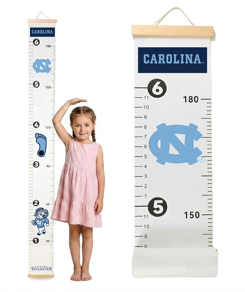 North Carolina Tar Heels Baby Height Growth Chart for Kids