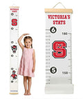 NC State Wolfpack Baby Height Growth Chart for Kids - Personalized