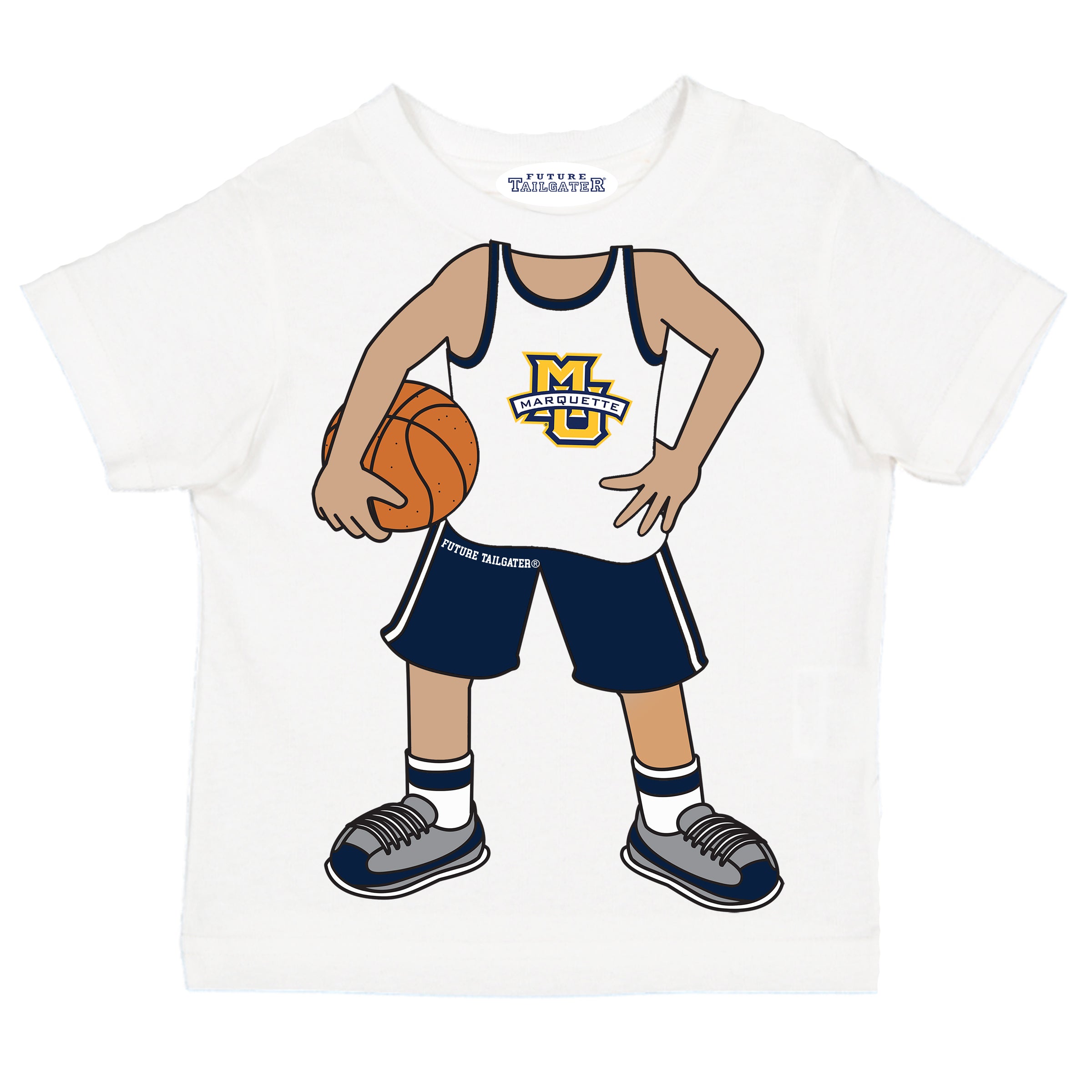 Marquette Golden Eagles Heads Up! Basketball Player Baby/Toddler/Youth T-Shirt