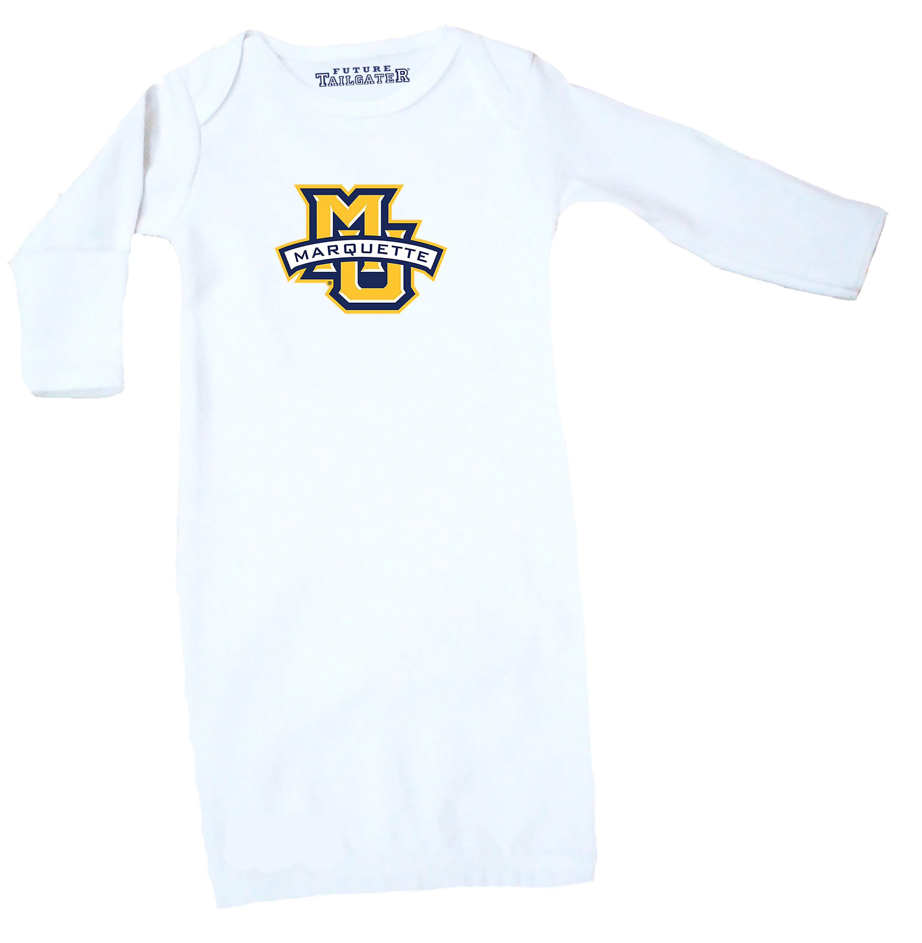 Marquette Golden Eagles LOGO Baby Layette Gown