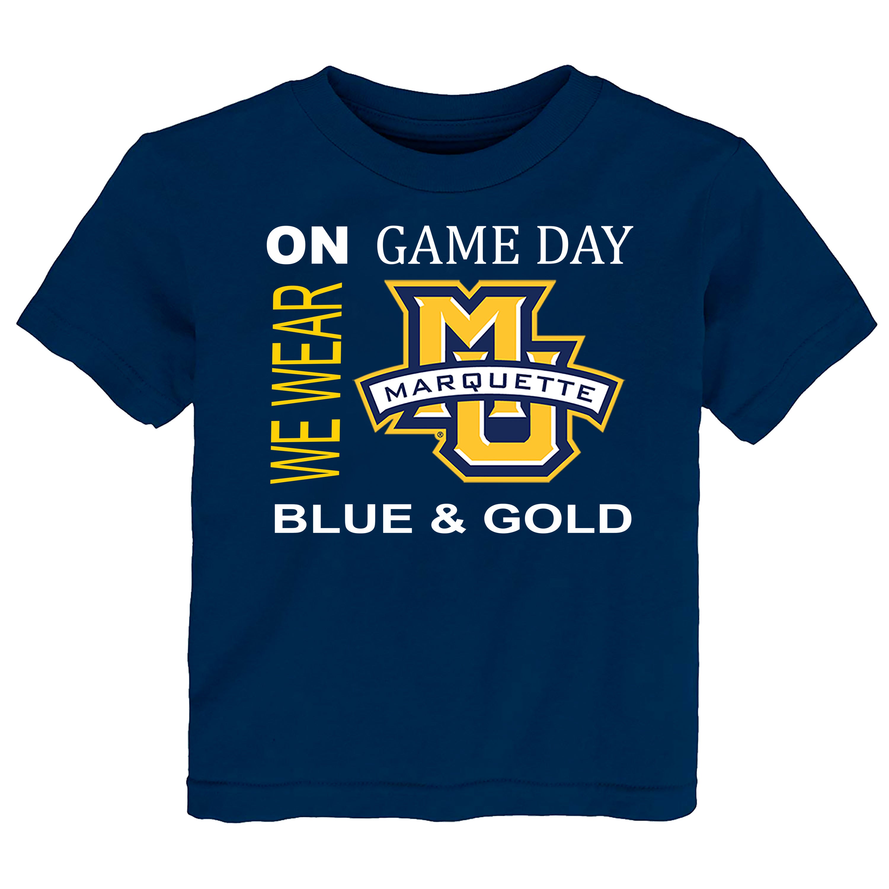 Marquette Golden Eagles On Game Day Baby/Toddler/Youth T-Shirt