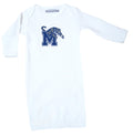 Memphis Tigers LOGO Baby Layette Gown