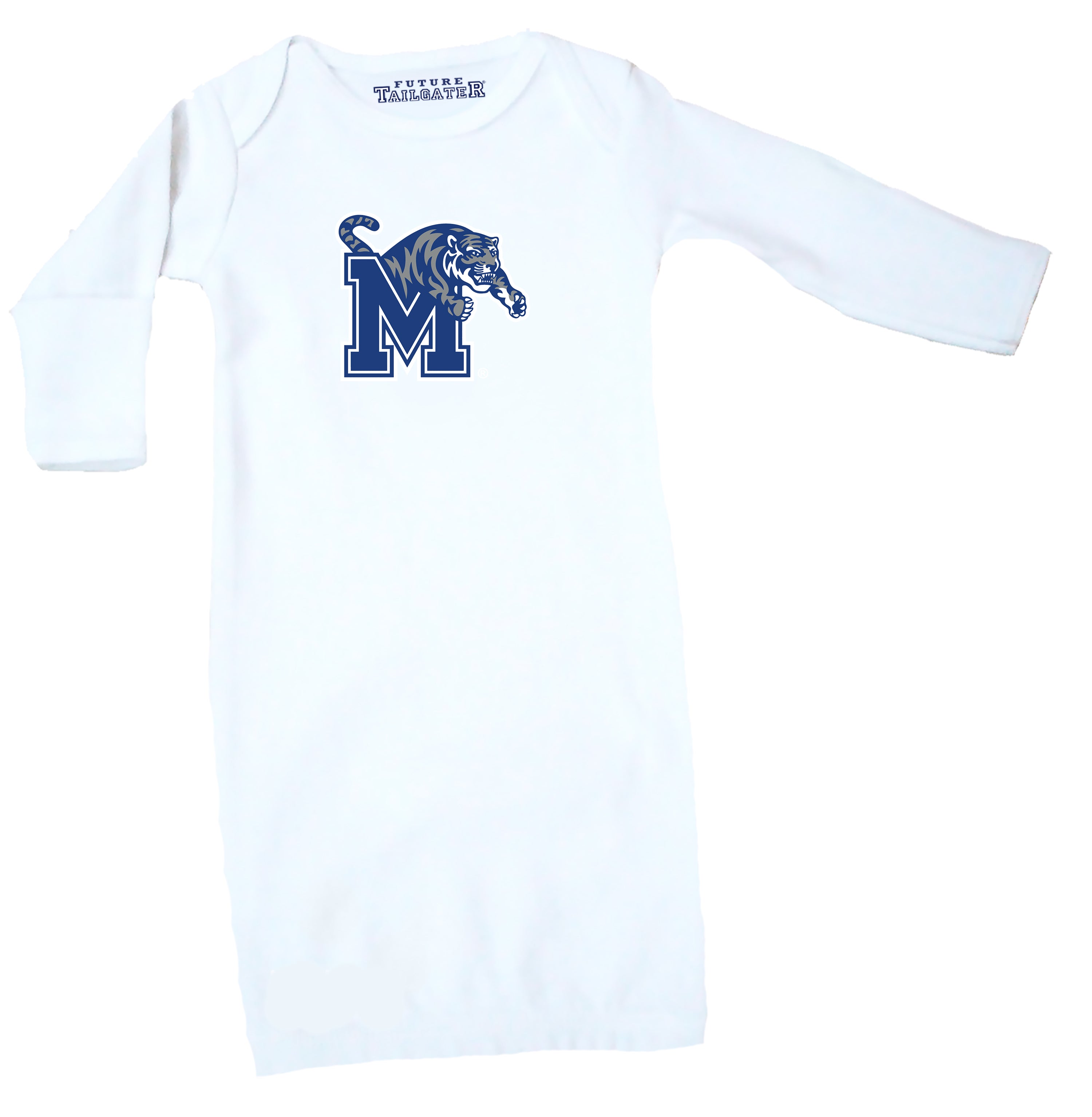 Memphis Tigers LOGO Baby Layette Gown
