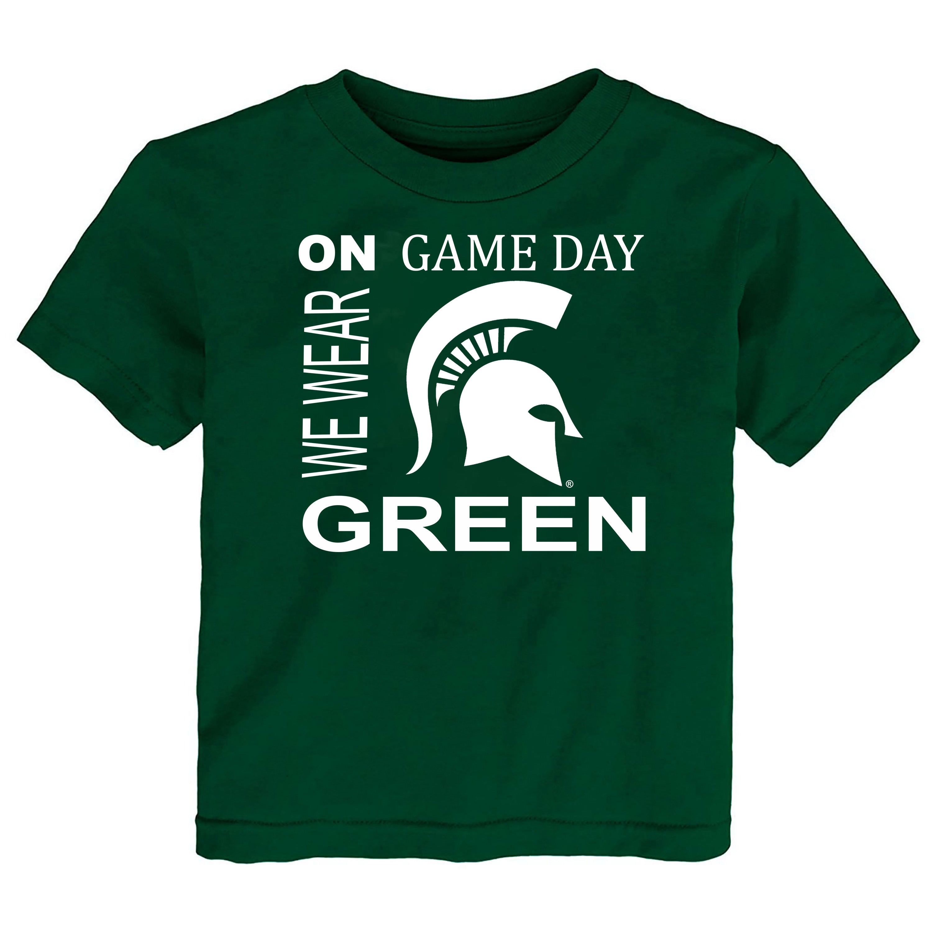 Michigan State Spartans On Game Day Baby/Toddler/Youth T-Shirt