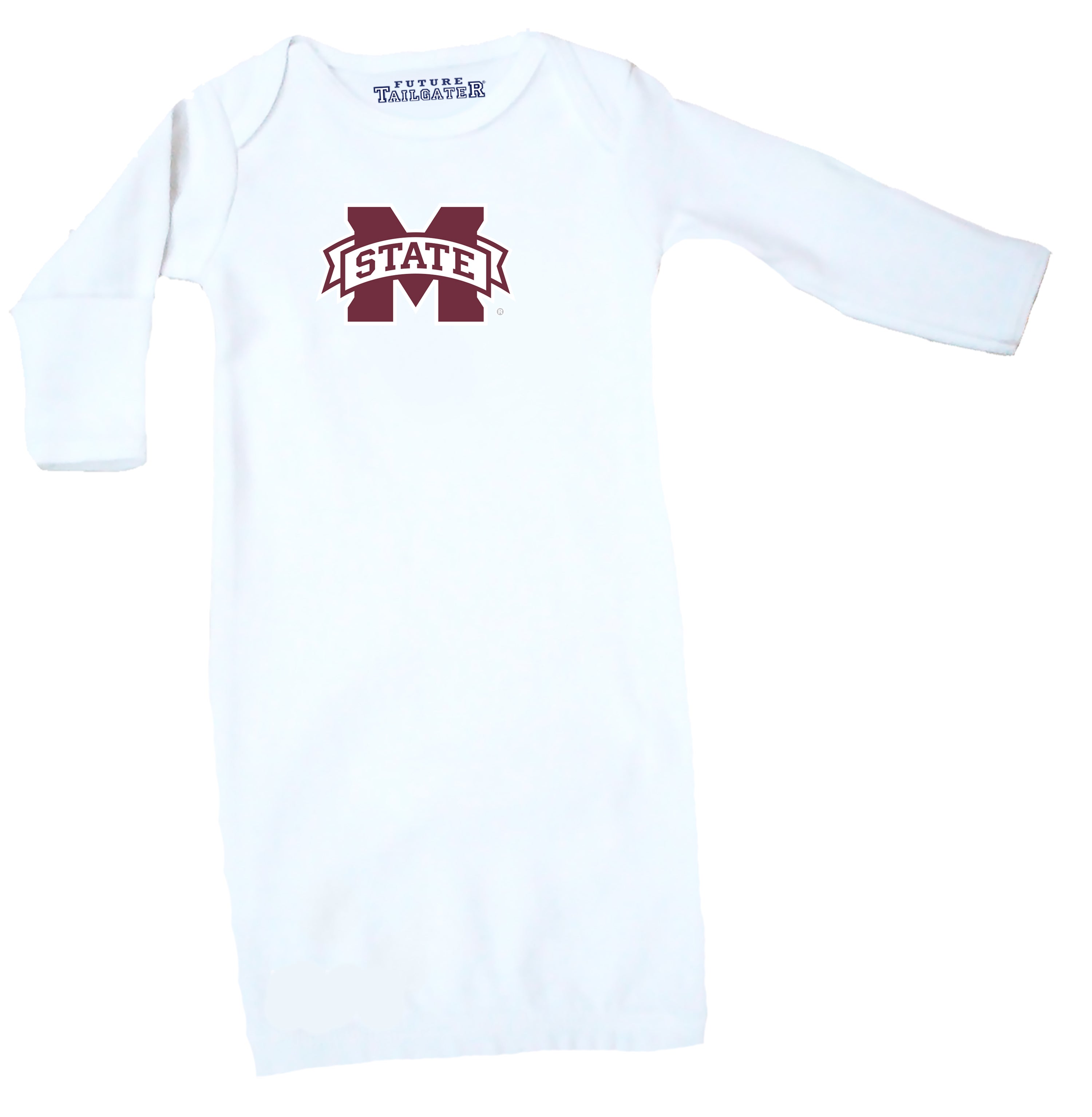 Mississippi State Bulldogs LOGO Baby Layette Gown