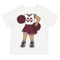 Mississippi State Bulldogs Heads Up! Cheerleader Baby/Toddler/Youth T-Shirt