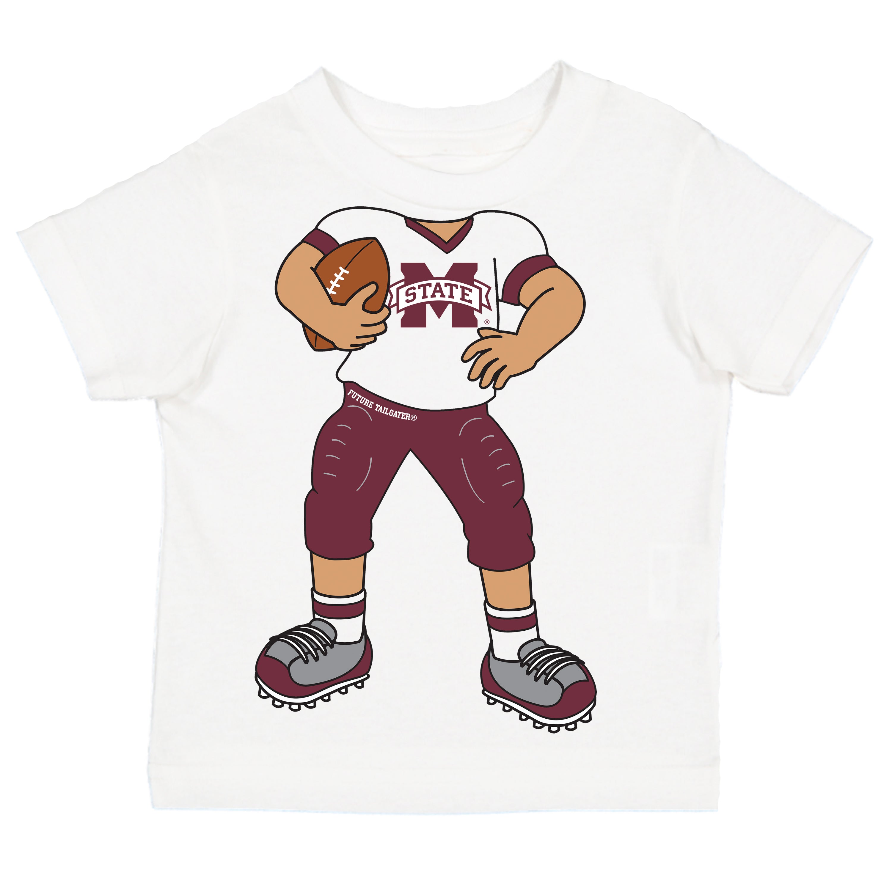 Mississippi State Bulldogs Heads Up! Football Player Baby/Toddler/Youth T-Shirt