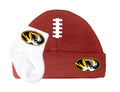 Missouri Tigers Baby Brown Football Cap and Socks Set 0-9 Months