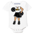 Missouri Tigers Heads Up! Cheerleader Baby Bodysuit