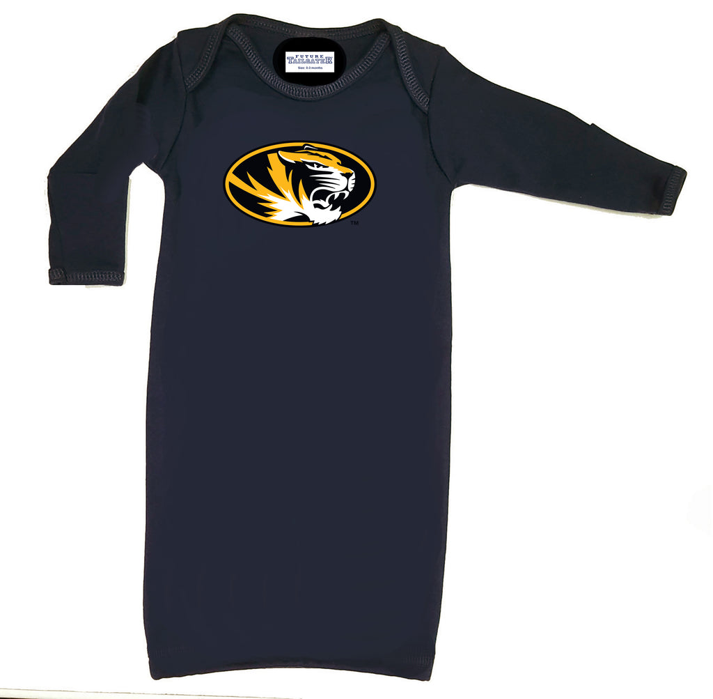 Missouri Tigers LOGO Baby Layette Gown