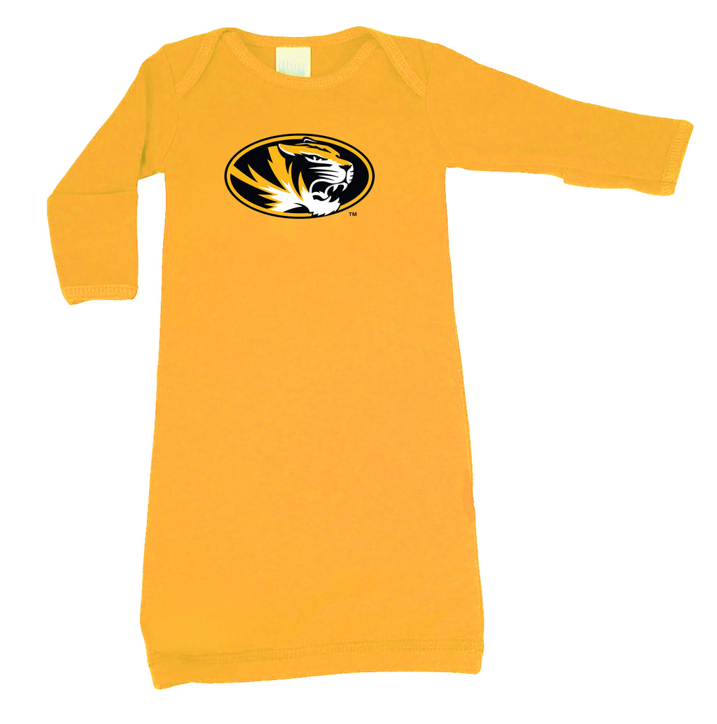 Missouri Tigers LOGO Baby Layette Gown