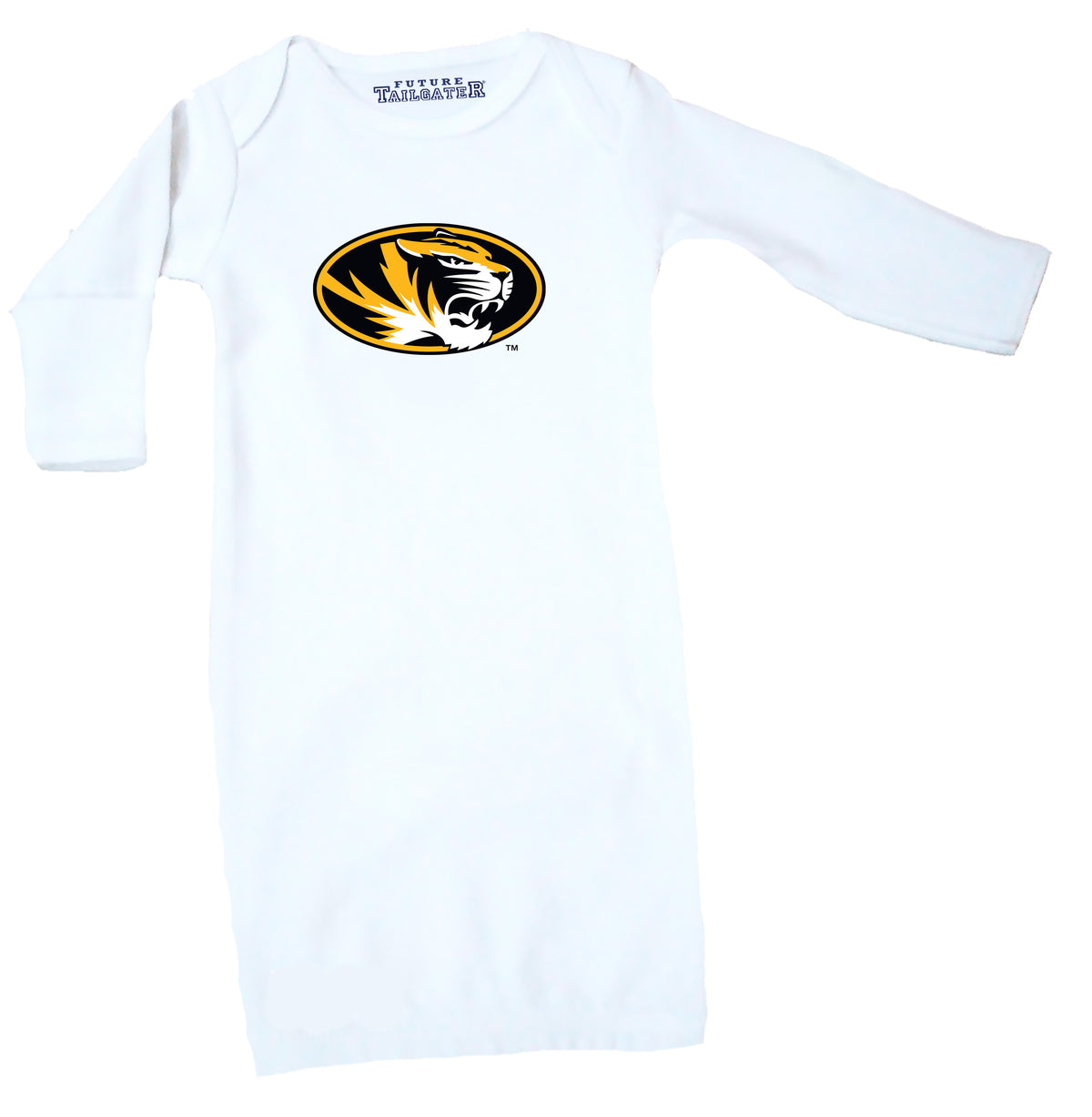 Missouri Tigers LOGO Baby Layette Gown