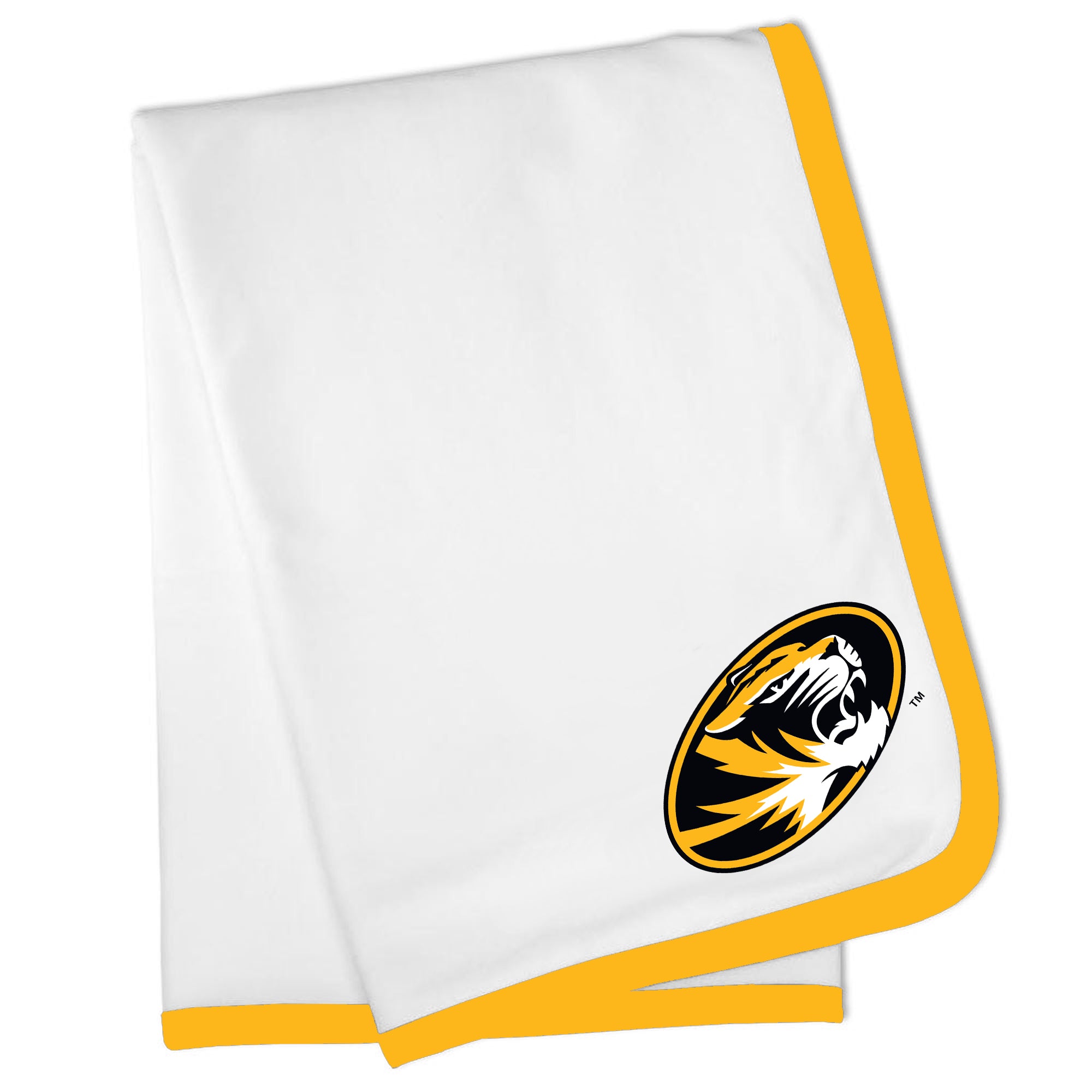Missouri Tigers Baby Receiving Blanket