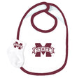 Mississippi State Bulldogs Baby Bib and Socks Set