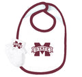 Mississippi State Bulldogs Baby Bib and Socks Set