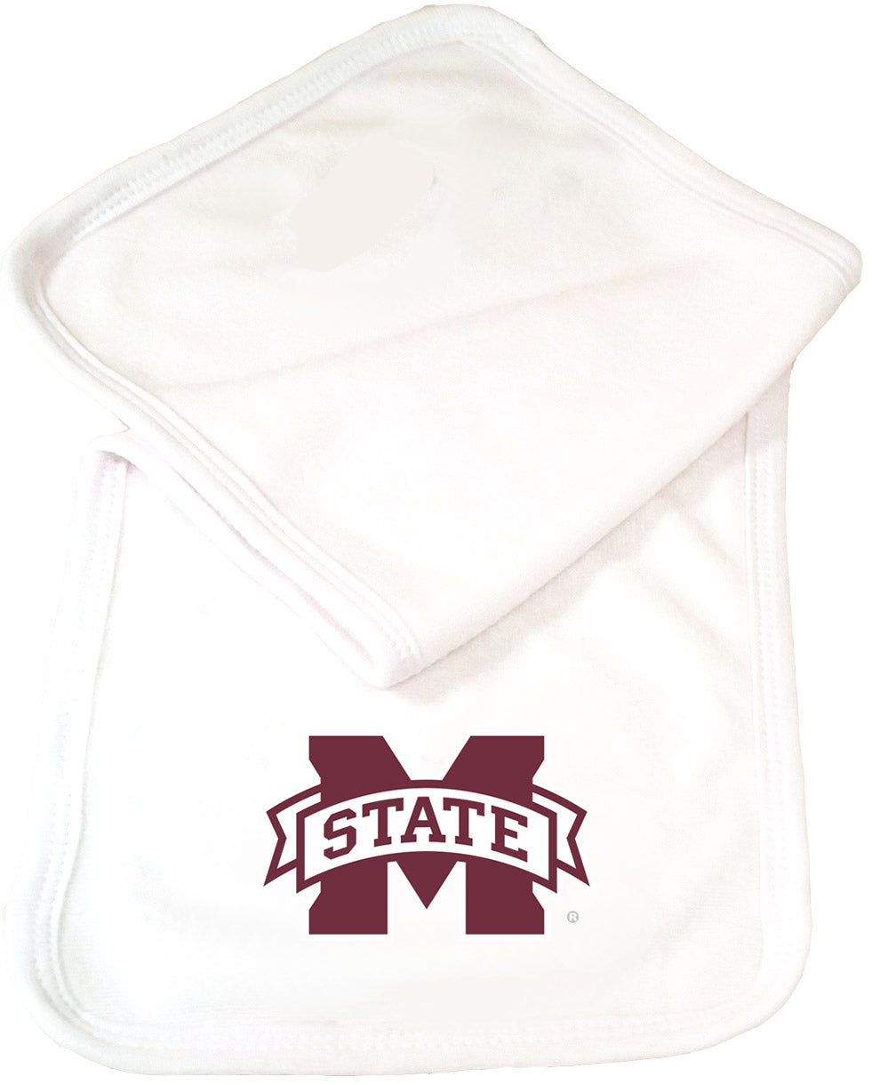 Mississippi State Bulldogs Baby Burp Cloth