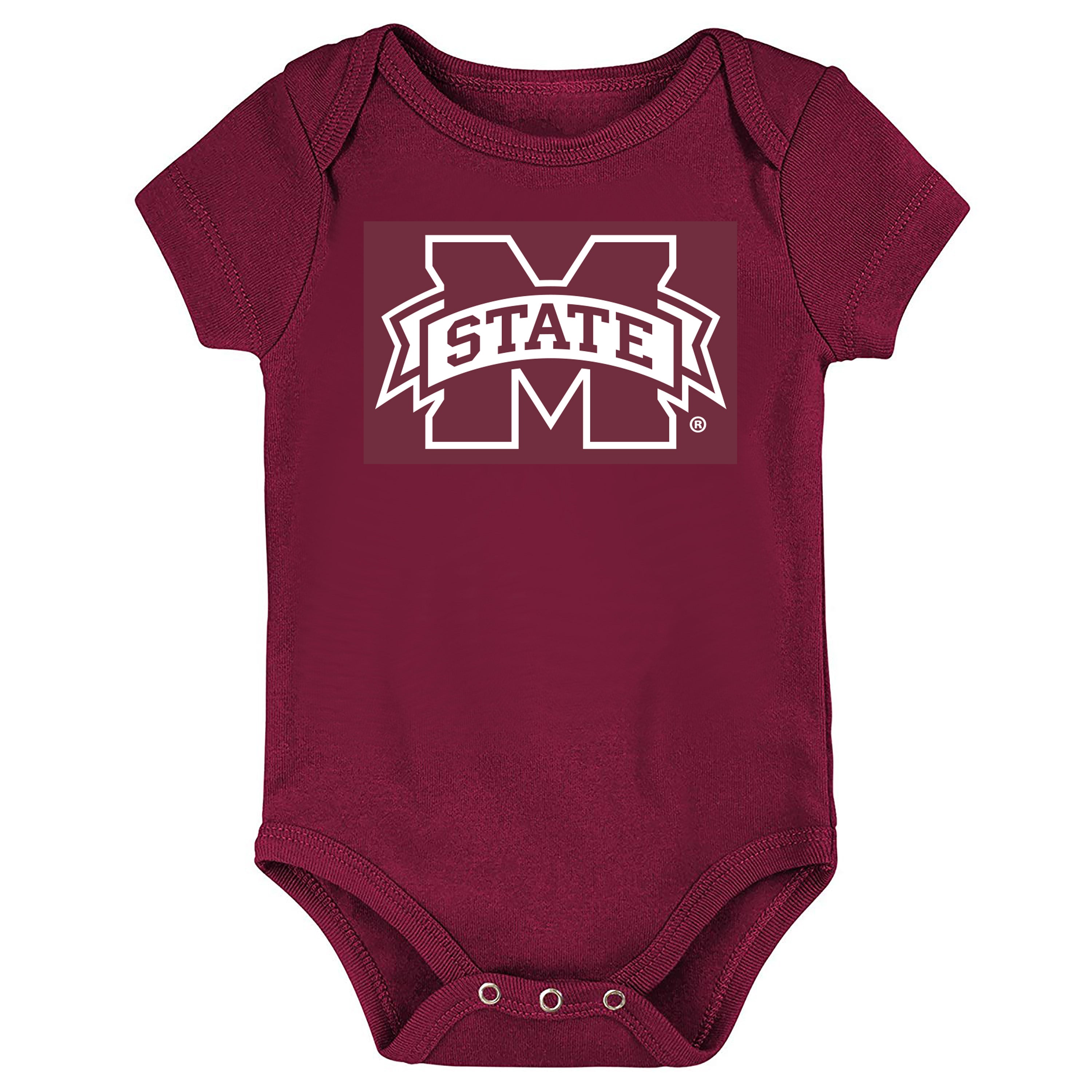Mississippi State Bulldogs LOGO Baby Bodysuit