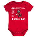 NC State Wolfpack On Game Day Baby Bodysuit